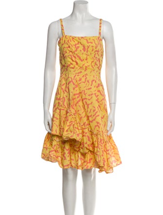 Derek Lam Floral Print Mini Dress