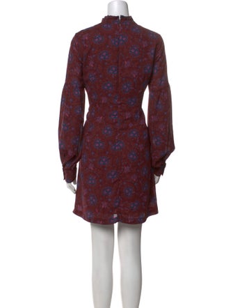 Derek Lam Floral Print Mini Dress