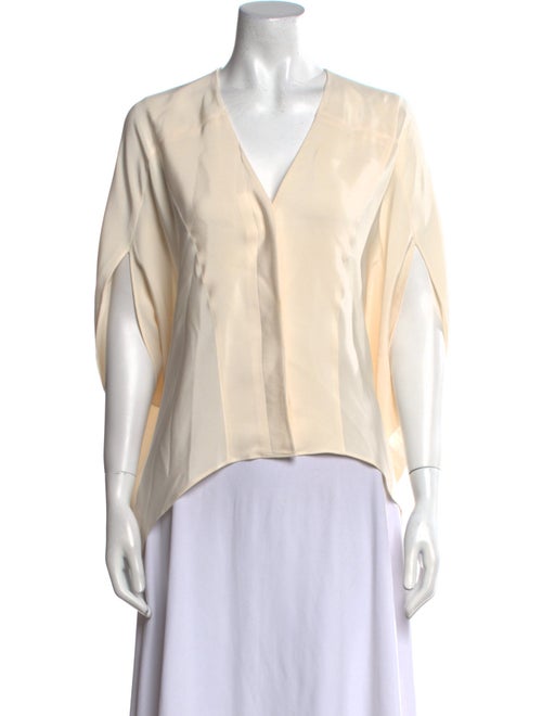 Derek Lam Silk V-Neck Blouse