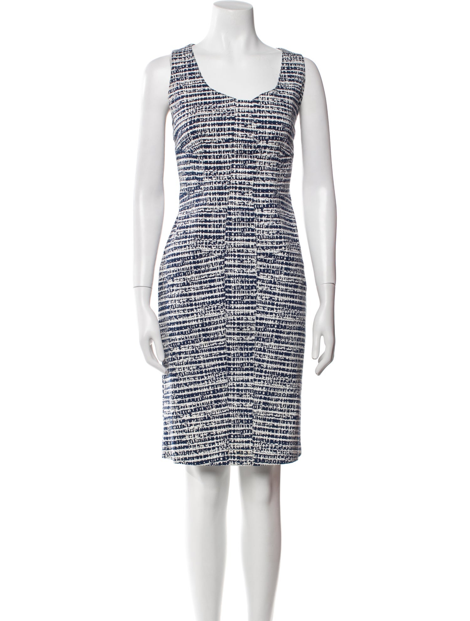 Derek Lam Printed Knee-Length Dress
