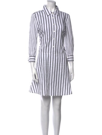 Derek Lam 10 Crosby Striped Knee-Length Dress