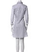 Derek Lam 10 Crosby Striped Knee-Length Dress