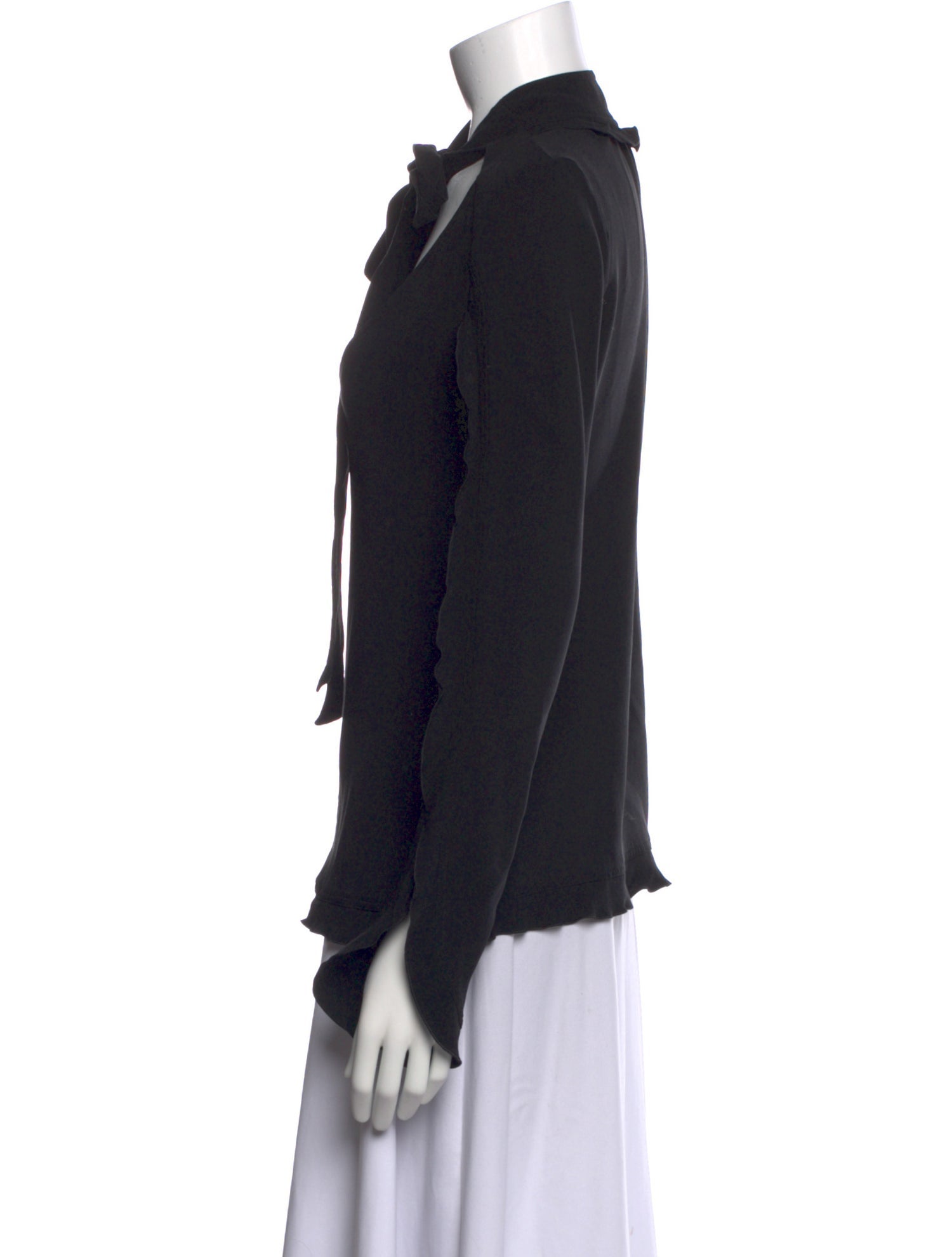 Derek Lam Silk V-Neck Blouse