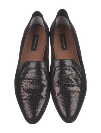 Derek Lam Suede Animal Print Loafers