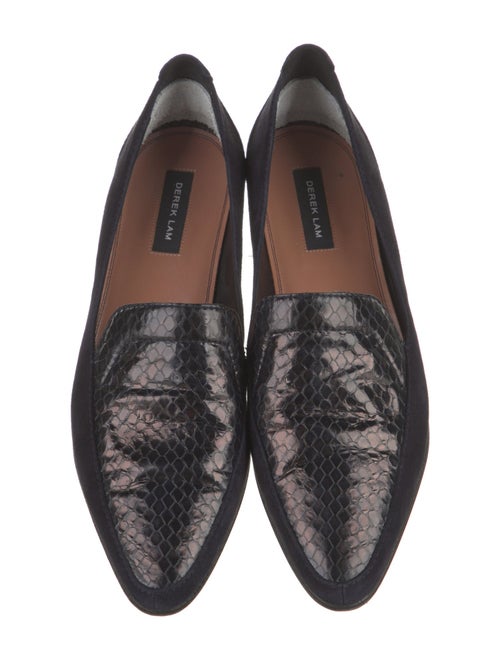 Derek Lam Suede Animal Print Loafers