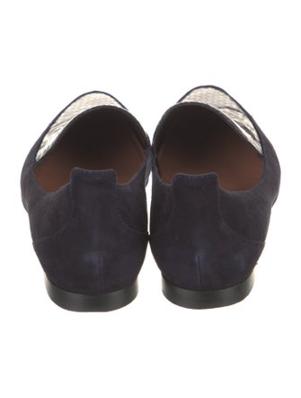 Derek Lam Suede Animal Print Loafers