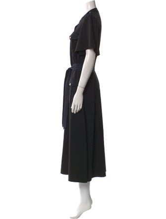 Derek Lam Crew Neck Midi Length Dress