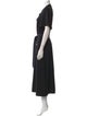 Derek Lam Crew Neck Midi Length Dress