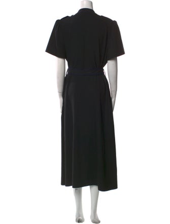 Derek Lam Crew Neck Midi Length Dress