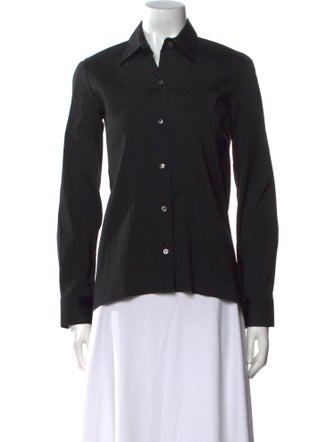 Derek Lam Long Sleeve Button-Up Top