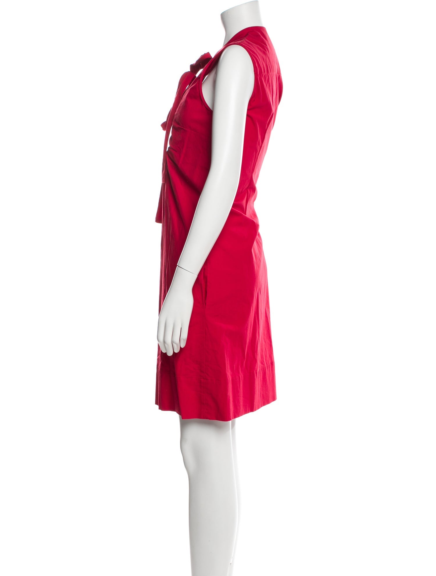 Derek Lam Crew Neck Knee-Length Dress