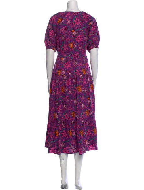 Derek Lam Floral Print Long Dress