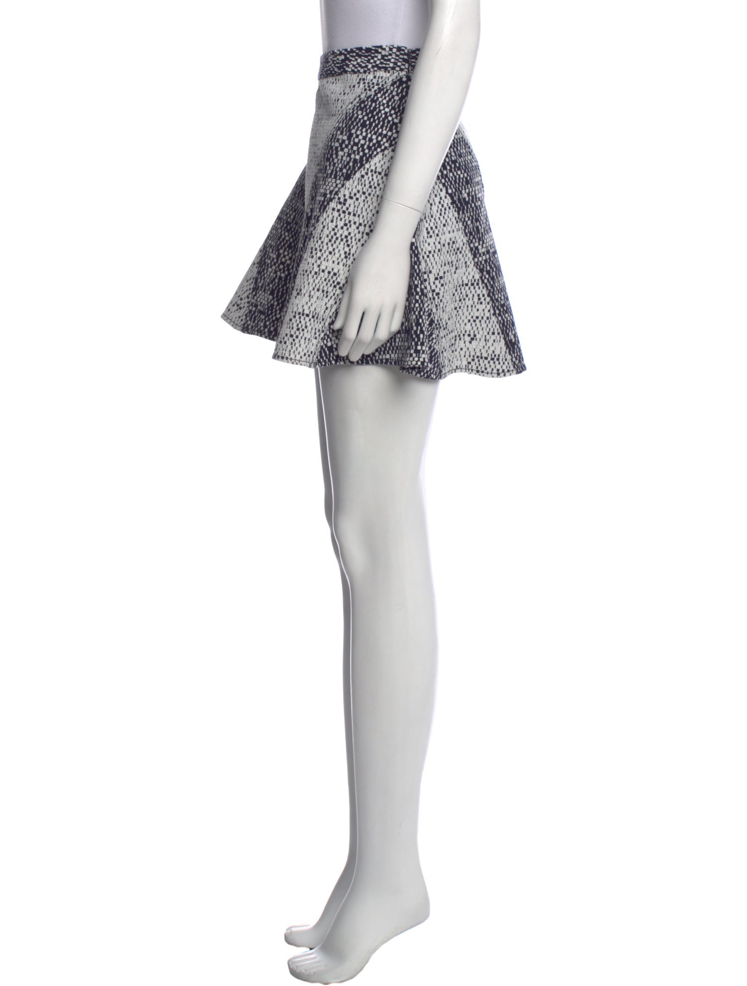 Derek Lam Printed Mini Skirt