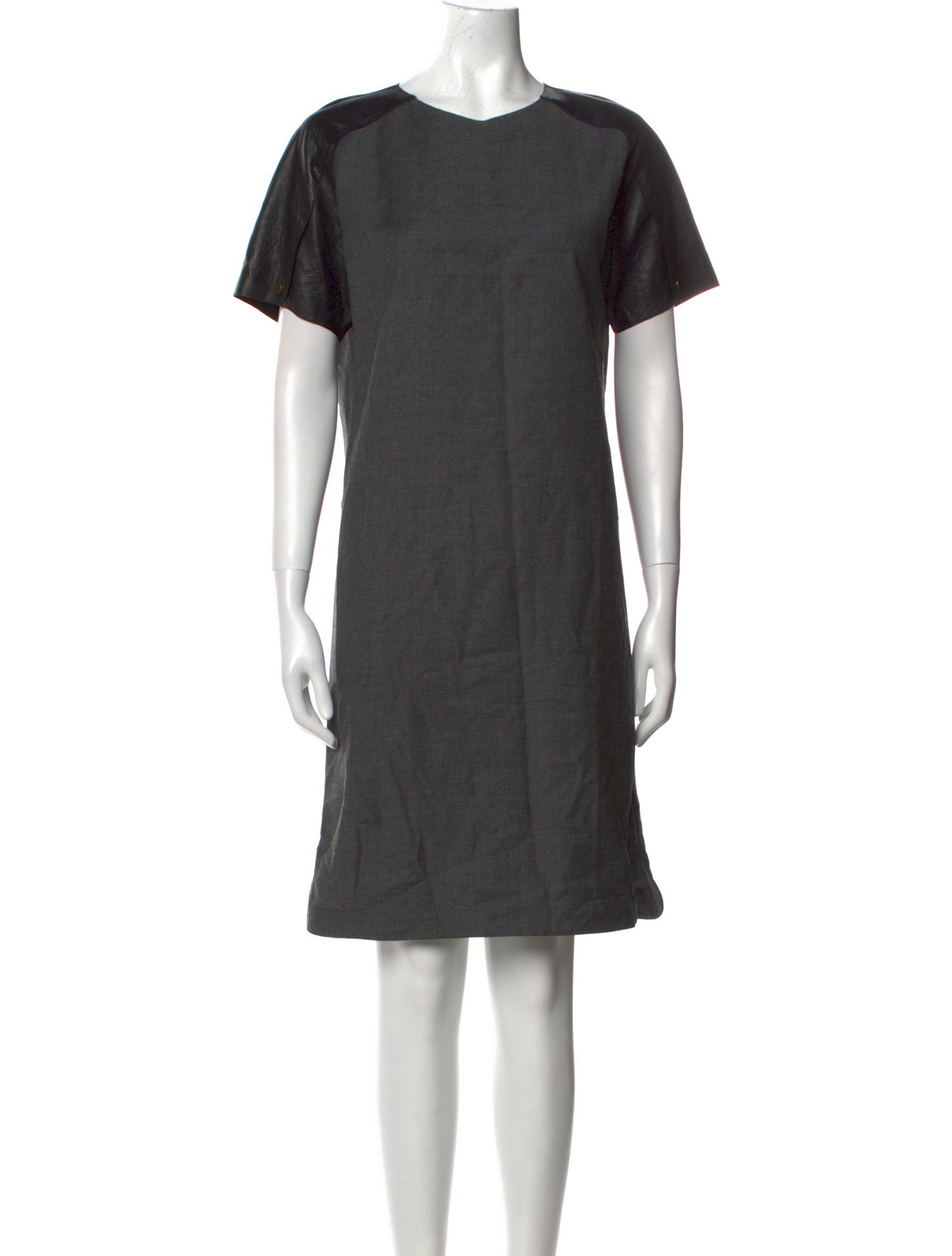 Derek Lam Crew Neck Knee-Length Dress