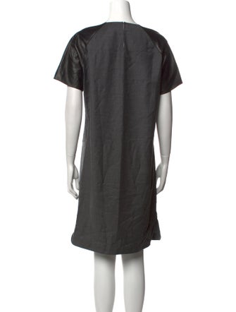 Derek Lam Crew Neck Knee-Length Dress