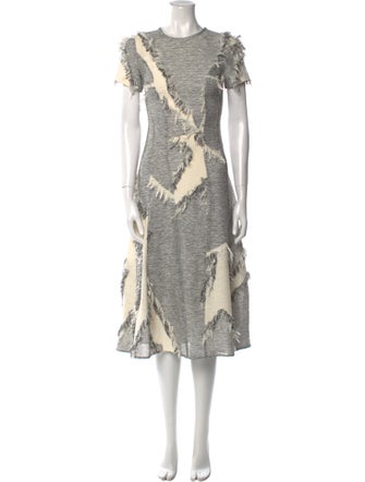 Derek Lam Printed Midi Length Dress
