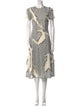 Derek Lam Printed Midi Length Dress