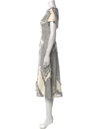 Derek Lam Printed Midi Length Dress