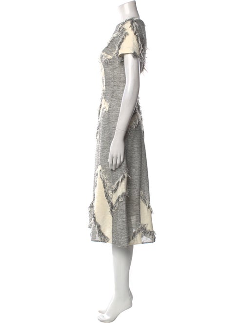 Derek Lam Printed Midi Length Dress