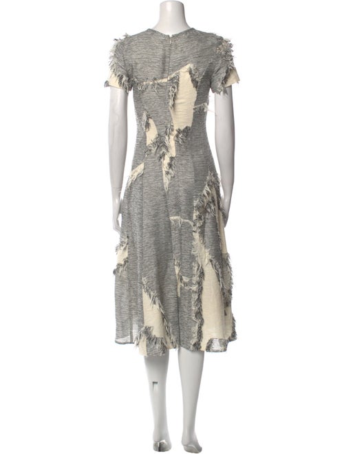 Derek Lam Printed Midi Length Dress
