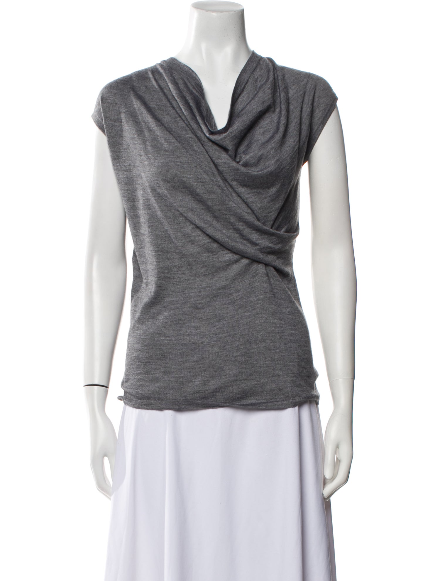 Derek Lam Cashmere Cowl Neck Top