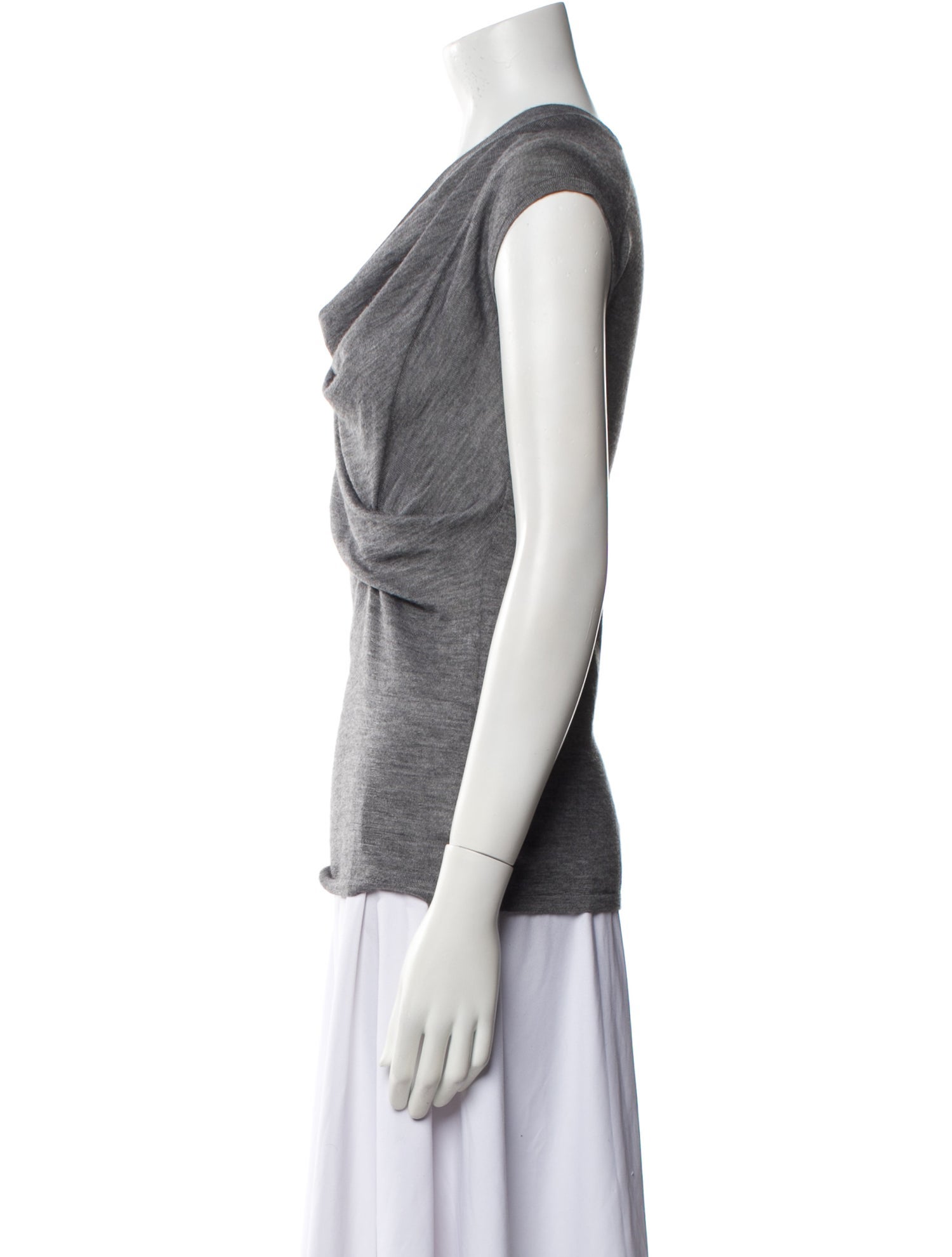 Derek Lam Cashmere Cowl Neck Top