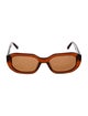 Derek Lam 10 Crosby Square Tinted Sunglasses