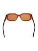 Derek Lam 10 Crosby Square Tinted Sunglasses