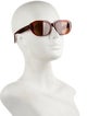 Derek Lam 10 Crosby Square Tinted Sunglasses