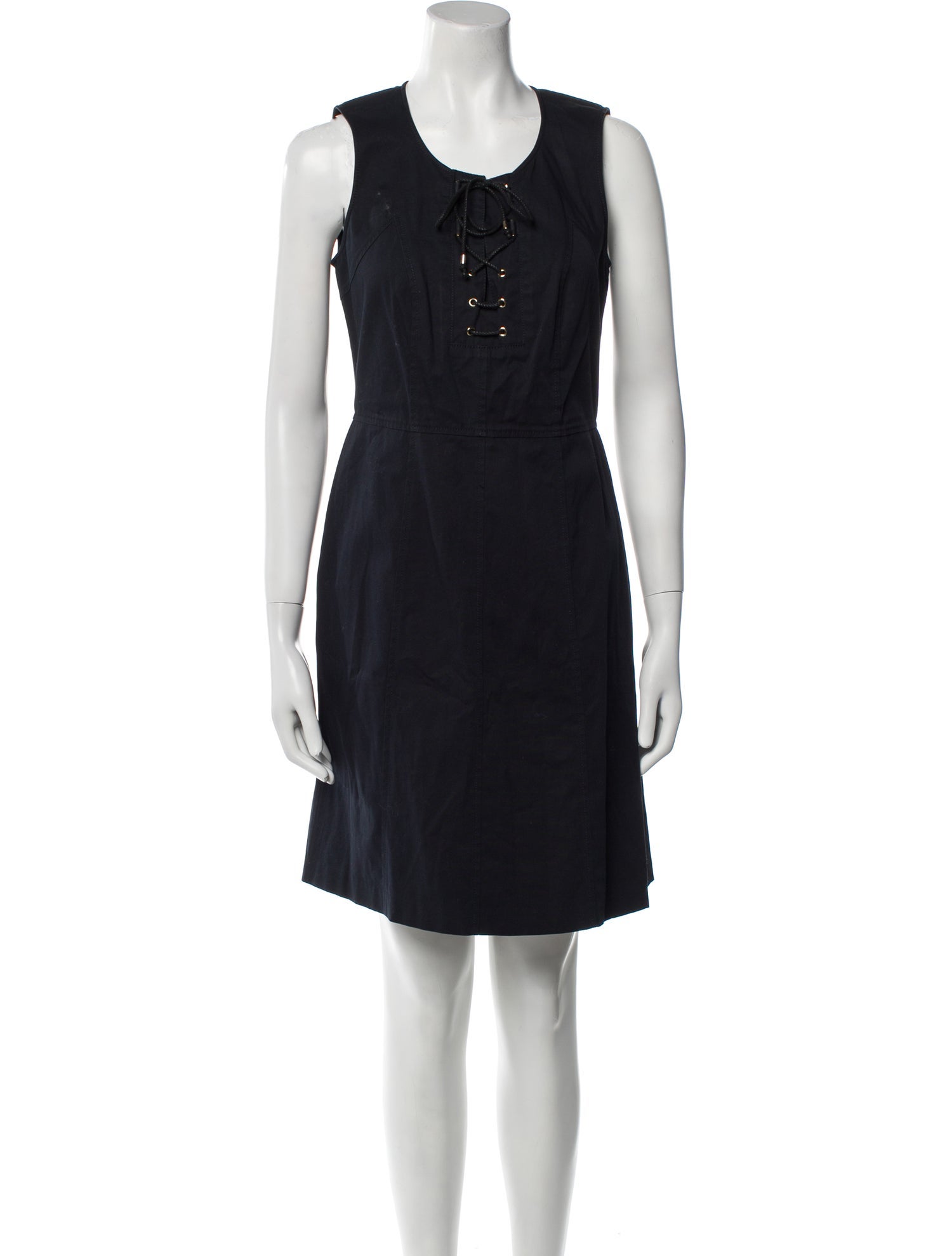 Derek Lam Scoop Neck Mini Dress