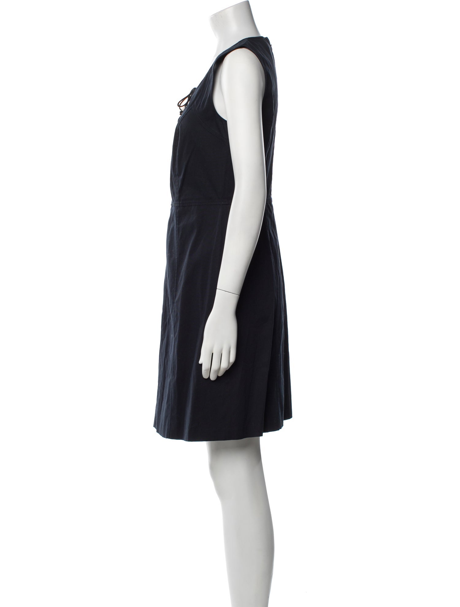 Derek Lam Scoop Neck Mini Dress