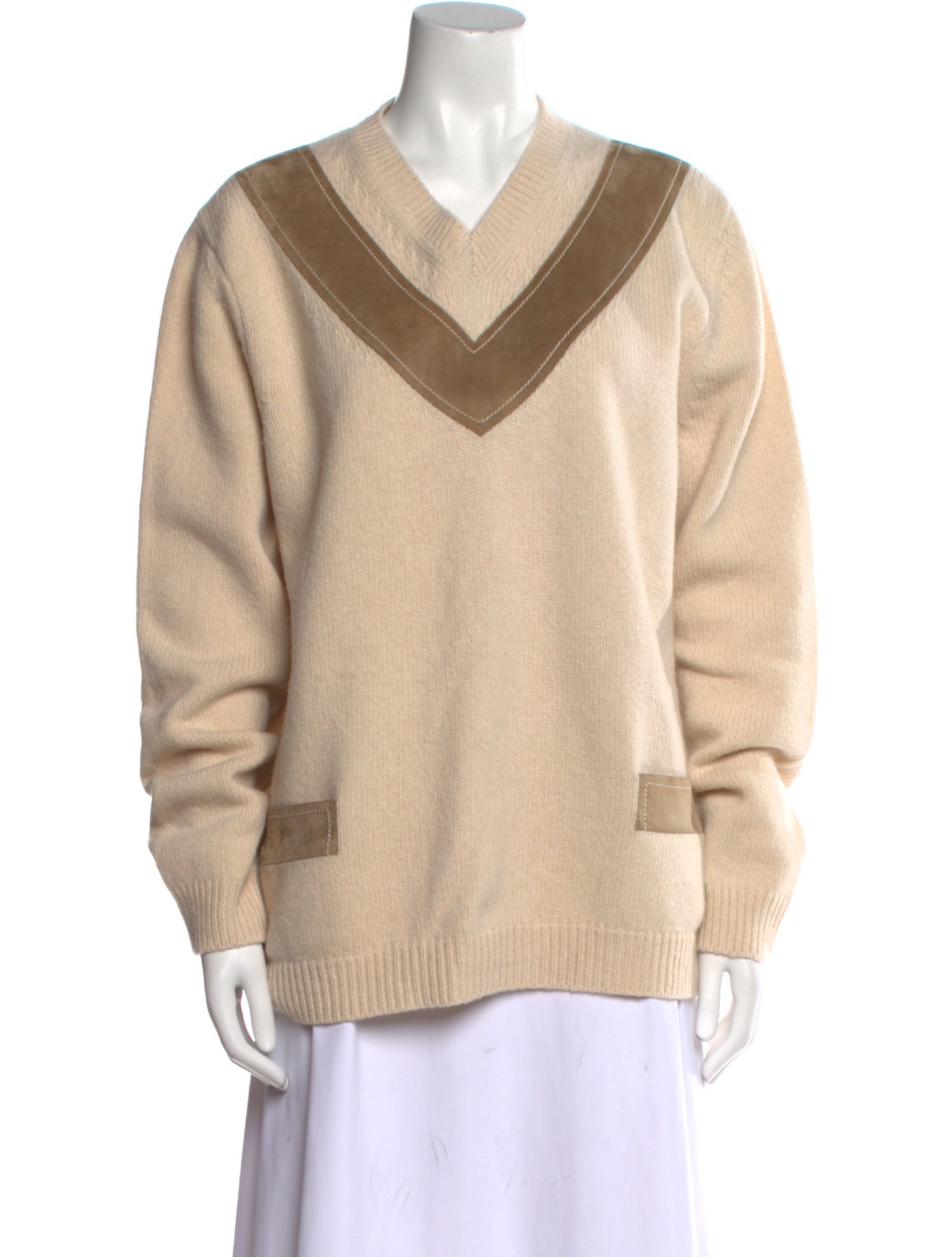 Derek Lam Wool V-Neck Sweater