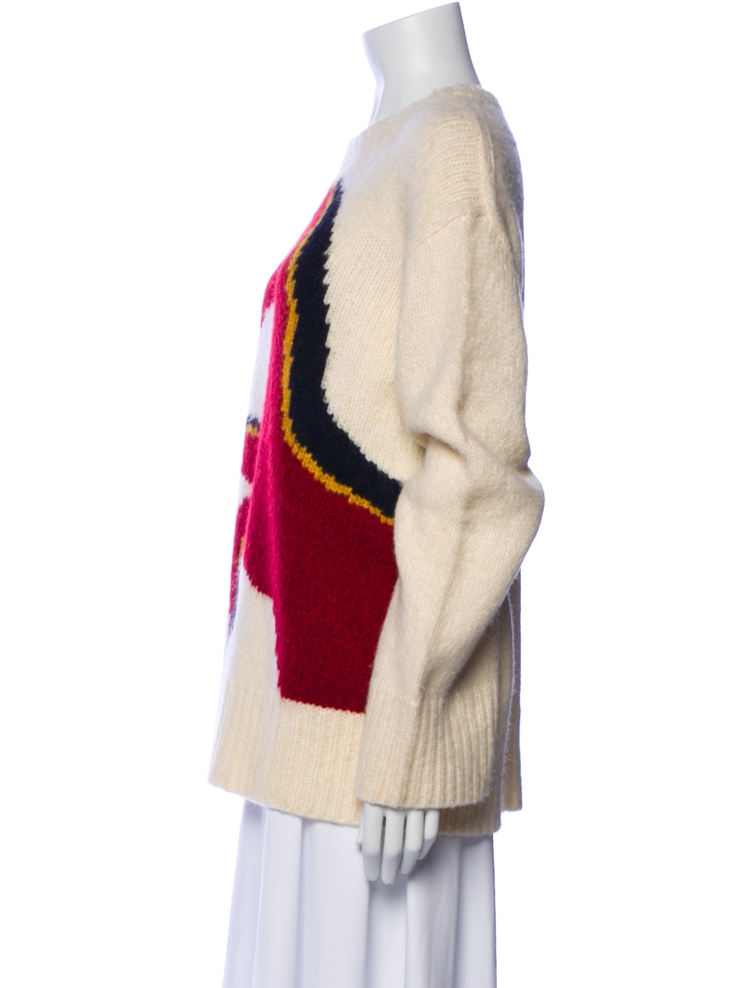 Derek Lam Printed Crew Neck Sweater w/ Tags