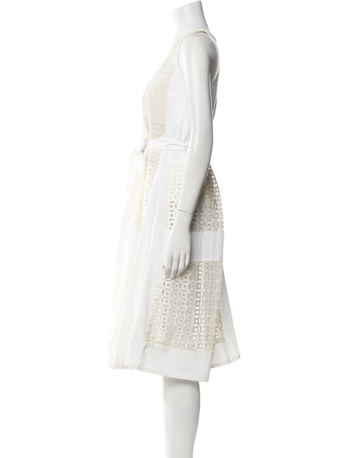 Derek Lam Scoop Neck Knee-Length Dress