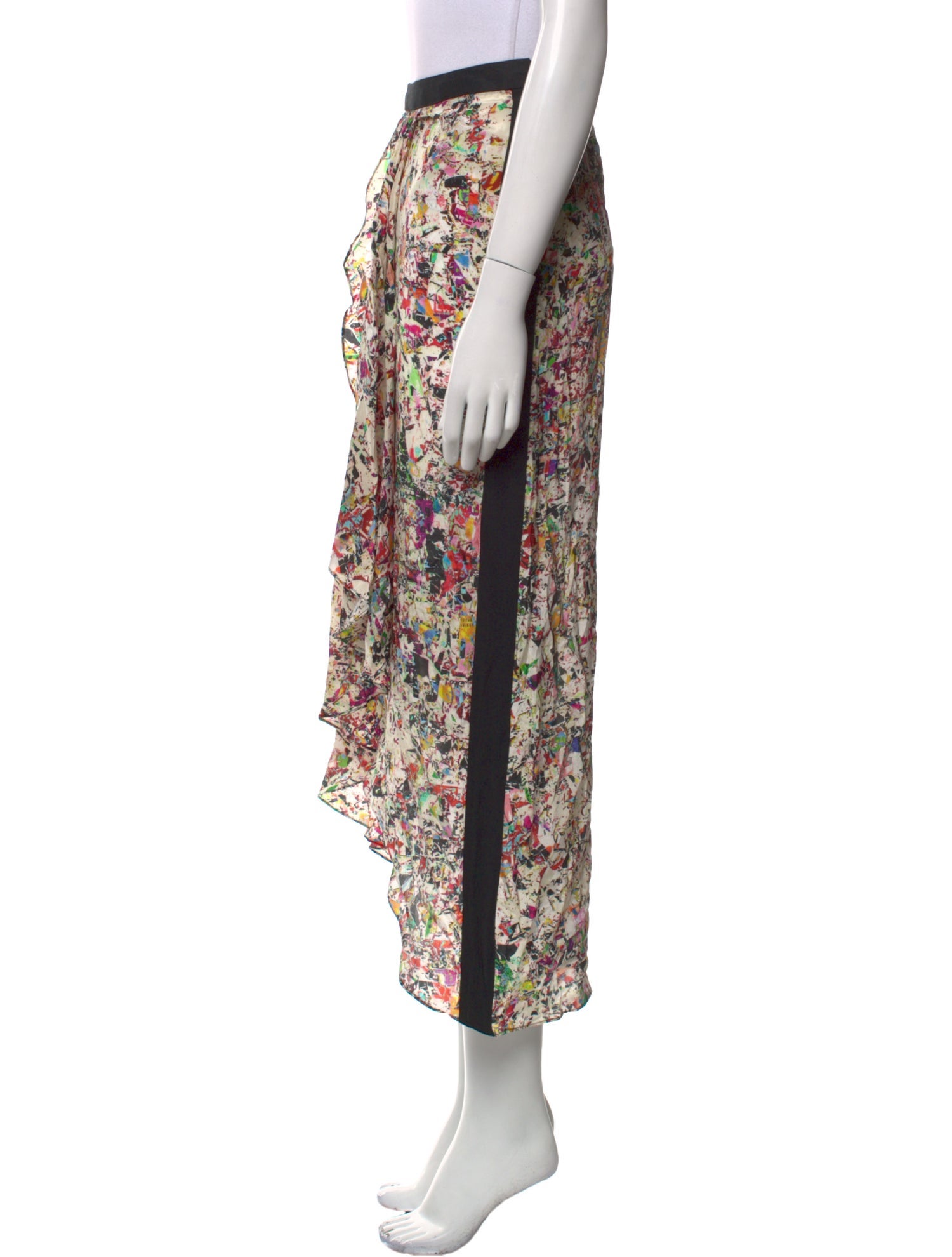 Derek Lam Printed Midi Length Skirt