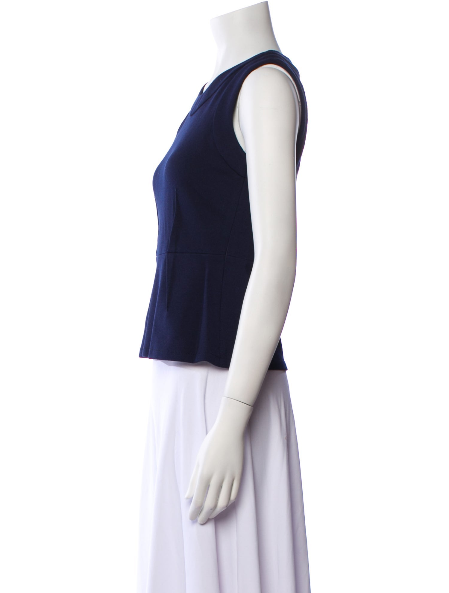 Derek Lam Scoop Neck Sleeveless Top
