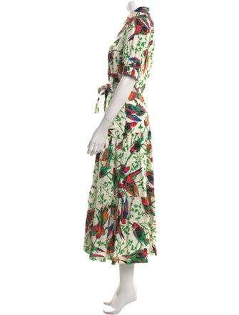 Derek Lam Floral Print Long Dress