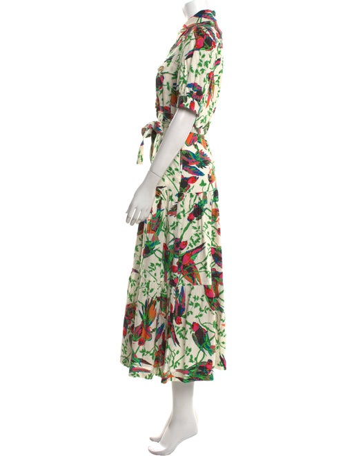 Derek Lam Floral Print Long Dress