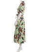 Derek Lam Floral Print Long Dress