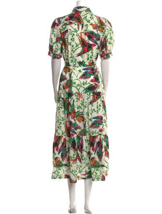 Derek Lam Floral Print Long Dress