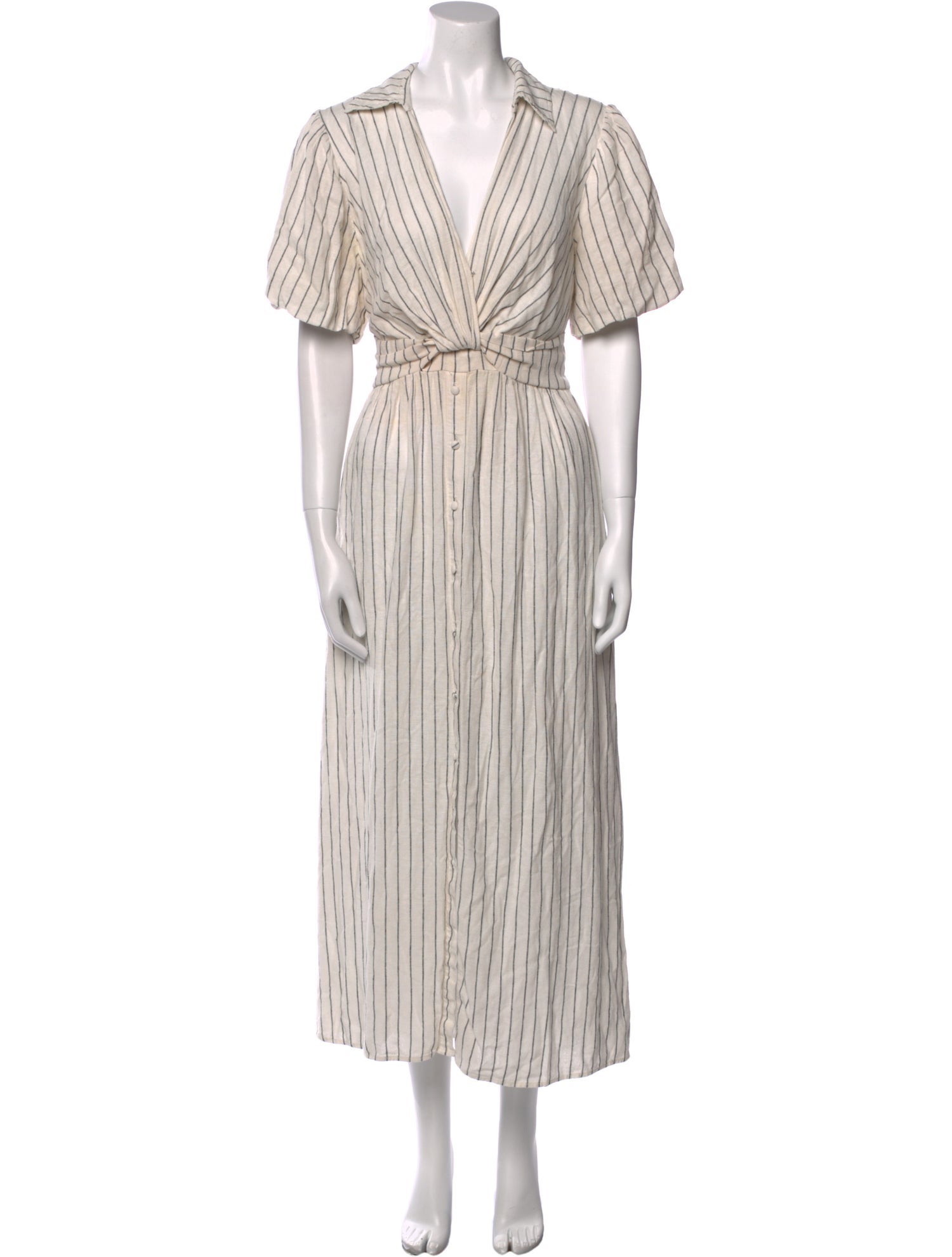 Derek Lam V-Neck Long Dress