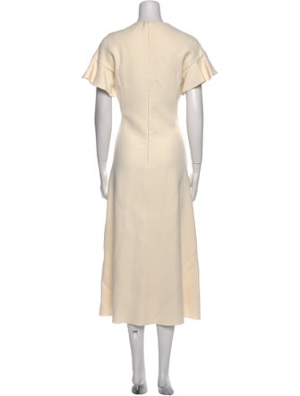 Derek Lam Scoop Neck Long Dress