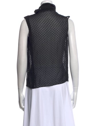Derek Lam Silk Turtleneck Top