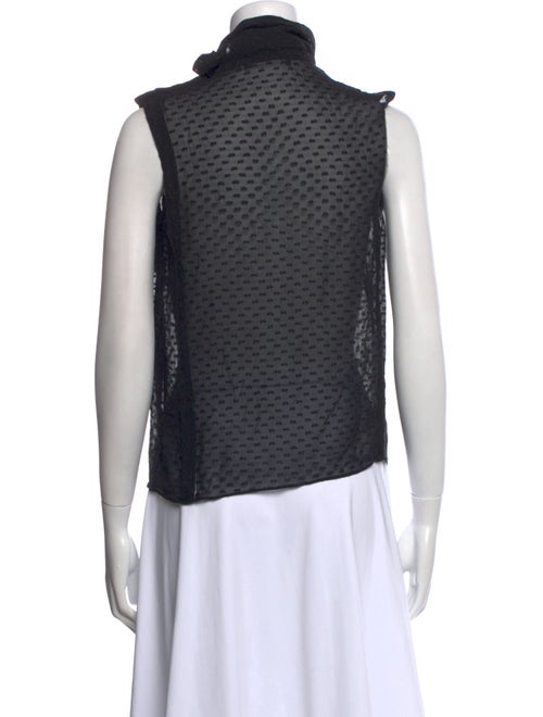 Derek Lam Silk Turtleneck Top