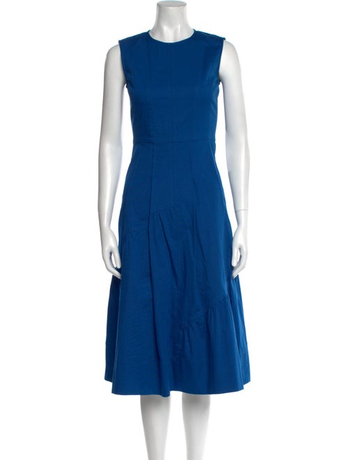 Derek Lam Crew Neck Midi Length Dress