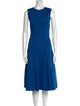 Derek Lam Crew Neck Midi Length Dress
