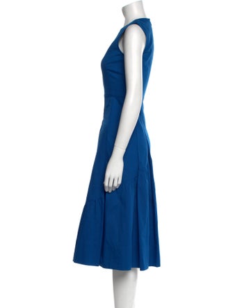 Derek Lam Crew Neck Midi Length Dress