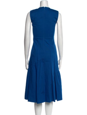 Derek Lam Crew Neck Midi Length Dress