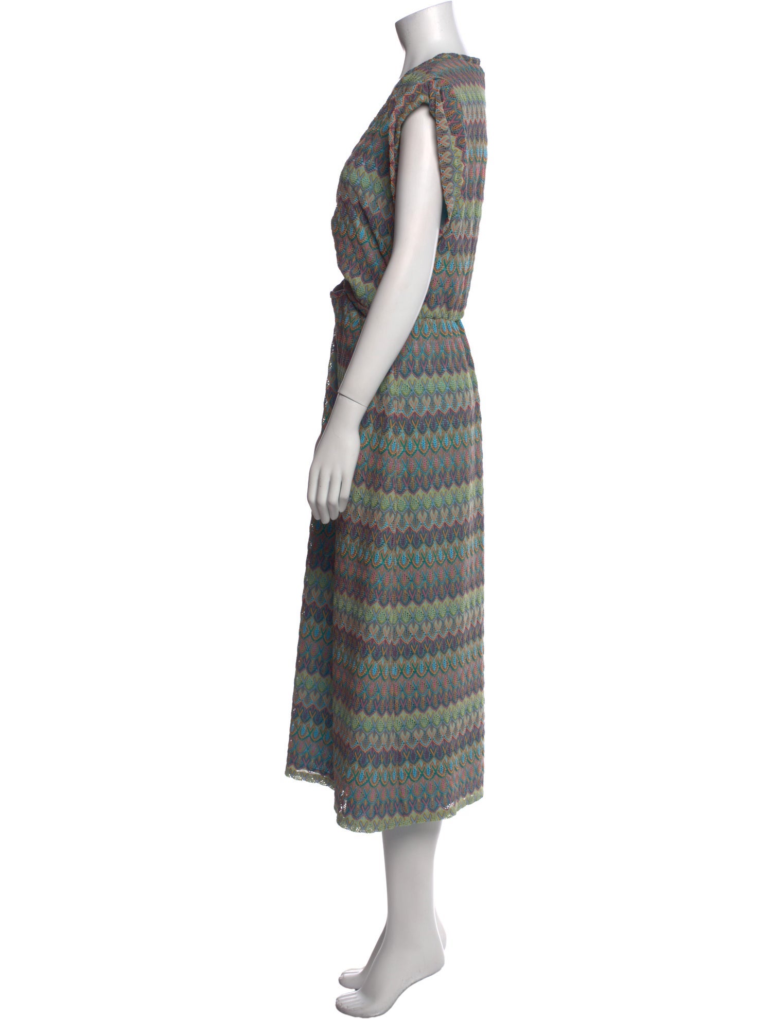 Derek Lam Printed Midi Length Dress