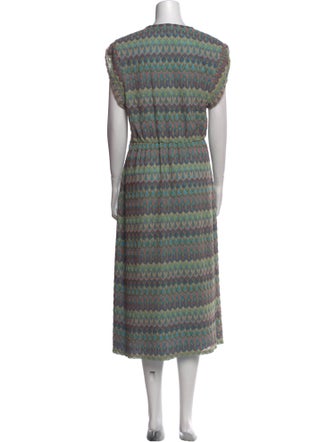 Derek Lam Printed Midi Length Dress